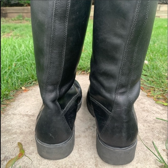 SOLD Vintage Timberland Tall Lace-Up Combat Boots - Picture 9 of 16